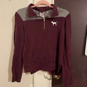 3/$20 Maroon Pink Quarter Zip